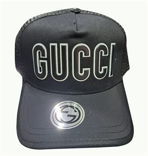 gorra gucci negra original|More.